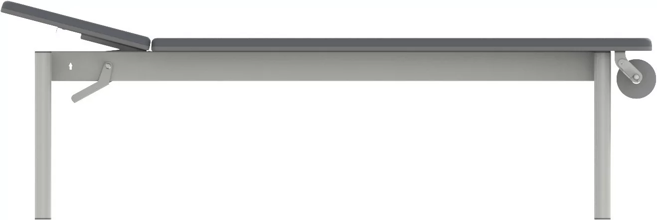Кушетка КМС медицинская, пенополиуретан, цвет - серый - Фото 3